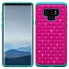 Pour Samsung Note 9 cas de luxe de scintillement de Bling de diamant Defender robuste souple Housse en silicone pour Samsung Galaxy Note 9 S9 S9plus