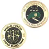 Frete grátis, Army Ranger Beret Verde SFG Forças Especiais GRP DE OPPRESSO Liber Desafio Coin