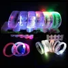 2019 Favores Do Casamento Led Venda Direta Levou Multi Cor Bolha Piscando Luz Acima Do Brilho Da Moda Partido Rave Pulseira Pulseira LX0037