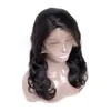 Barato brasileiro onda do corpo cabelo humano perucas dianteiras do laço para preto feminino 130 dendity peruano indiano virgem cabelo suíço perucas de renda 9017618