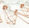 Retro Iron Metal Diamond LED Fairy String Light