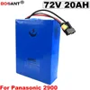 72V 20AH Литиевая батарея для Bafang BBSHD 1000W 1500W Motor 72V Электрический самокат Литий-ионная батарея 18650 с зарядным устройством 5А