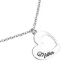 Love Mother Daughter Heart Collana mamma Dual Heart Pendenti per le donne Gioielli per i membri della famiglia Regalo per la festa della mamma