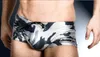 Печать Купальник Man Brand 2018 Купальники для мужчин Гей Купальники Трусы плавки Мужские шорты для плавания Пляжная одежда Sunga
