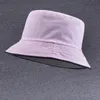 Capas de verão masculinas Dois lados usam pescadores de chapéu de pescador ao ar livre chapéu de sol dos homens 100 algodão chapé de algodão HATS 9 CORES1243513