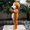 2017 Hot Sale Light Brown Ekorre Mascot Costumes Cartoon Apparel Födelsedagsfest Masquerade