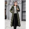 Wjustforu Fashion Long Down Coat Women Bodycon Warm Fur Down Jacket Female Parke Cashmere Bandage Duck Jacket Female Hooded Slim