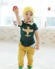 2018 été garçons nouveaux vêtements enfants mode t-shirts chemises à manches courtes coton avion impression t-shirts vert bleu âge