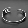 MQCHUN Design créatif mode couteau fourchette argent ouvert Bracelets Bracelets pour hommes femmes Hip Hop bijoux réglable