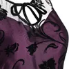 Gros-ZAFUL vintage rétro femmes robe midi 2017 été sans manches maille o cou violet robe de festa robe femme élégante robe de soirée