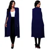 S-4XL Mode Mantel Cape Blazer Frauen Herbst Winter Mantel Revers Split Langarm Casual Anzug Jacke Oberbekleidung Arbeitskleidung Plus Größe