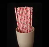 Disposable Bubble Tea Thick Rainbow Drinking Paper Straws Environment Friendly Kraft Paper Straw For Bar Birthday Wedding Party SN656