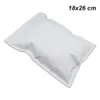 50 pz bianco 18x26 cm sacchetto di alluminio mylar con cerniera sacchetto di alluminio tipo mylar sacchetti di imballaggio per alimenti richiudibili di grado commerciale
