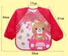 Baby Toddler Cartoon Overalls Waterproof Long Sleeve Bibbs Barn Barn som matar smock Förkläde som äter kläder Burp -dukar 18 Styles C8041015