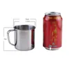 250Ml En Acier Inoxydable Café Thé Tasse Tasse Camping Voyage Diamètre 7cm Bière Lait Expresso Isolé Incassable Enfants Tasse WX9-303