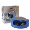 Cat Interactive Toys with A Running Mice and A Scratching Pad,Catch The Mouse,Cat Scratcher Catnip Toy,Blue