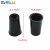 200pcs/lot Zipper Pull Ends Bell Stopper Without Lid Cord Lock Plastic Black Hole Size:3.7mm B0146-B1