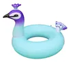 120cm peacock srimg ring adult kids floating mattress funny swimming pool toy giant float toys beach loungers