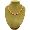 Mode pärla smycken naturligt sötvattenspärrkristall halsband för mors överraskning gåva
