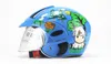 Kind Helm Kinder Motorrad Halb Helm Cartoon ABS Elektrische Fahrzeug Moto Sicherheit Getriebe Baby Junge Mädchen Vier Saison Helm257t