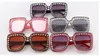 새로운 다이아몬드 선글라스 패션 선글라스 트렌드 대형 SquareGlasses 브랜드 안경 디자이너 여성 쉐이드 UV 프로텍션 무료 배송