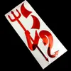 Demon Devil Soft 3D PVC Chromed Emblem Whole Car Sticker Odznaka Carstyling Nakcia Akcesoria samochodowe Srebrny Czerwony Gold8512341