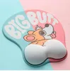 Симпатичная Corgi Dog 3D Mouse Pad Ergonomic Soft Silecon Gel Gel Mousepad с запястьем коврик для мыши для девочек.