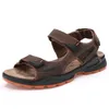 Uexia sommar sandaler män skor mjuk sålde mode mode avslappnad komfort utomhus brittisk stil hookloop strand stor storlek sandalier