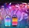 Explosion Creative LED Flame Lamp Atmosphere Wireless Bluetooth Högtalare Torch A1 Torch Sound New1798155