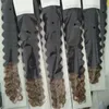 300gr 14 16 18 20 22 24 Deep Wave Micro Ring Indian Remy Human Hair Extensions Curly Hair Free Frakt