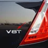 2pcs 유니버설 자동 V8T V8 T 편지 봉투 배지 상징 상징 트림 3D 스티커 데 칼 자동차 액세서리 손질