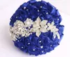 Anpassad brud Diy Korean smycken Brosch Rhinestone Wedding Bride Bridesmaid Holding Flower Bouquet4790461