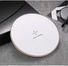 New Design Fast Wireless Charger Aluminum Alloy Wireless Charging Pad With USB Cable For iphone X 8 Samsung Galaxy S9 S8 plus Note goophone