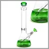 Hockahs New Beaker Bong Fantastic Design Green Blue Base Water Pipe 아이스 캐처 14-18mm 다운 스템 15 "Bongs