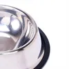 Stainless Dog Bowl Pets Steel Standard Pet Dog bowls Puppy Cat Food or Drink Water Bowl Dish