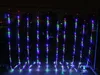 3x3m 320led Water Curtain Lights cascade étanche Meteor Douche de douche LED LED LIGNES POUR LA LUMIÈRE DE FOLLAGE MARIAD CHRISTIMAS PA271P