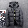 Winter Men White Duck Down Jacket High Quality Casual Windproof Warm Jackets And Coats Slim Fit Gray Parkas Hot Sale