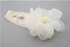 Baby lace Flower Hair band 2 color silkrope knitted elastic headband Head Bands9055388