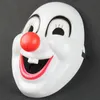 Halloween Jester Jolly Maska świąteczna przyjęcie przyjęcia weneckie Mardi Gras Maski do Masquerade Balls PVC Full Face Mens Clown Maska