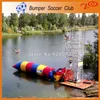 Free Shipping Free Pump 12x2m 0.9mm PVC Tarpaulin Inflatable Water Jumping Pillow / Inflatable Water Catapult Blob For Sale