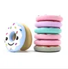 Adorável Donut Silicone Teether Reduzir Drooling mastigável chupeta dentição mastigável Natural Donut BPA Molar bebê da vara Fixer