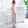 Algodão de estilo chinês infantil e linen tang terno Hanfu meninas terno National Wind Children's Daily Hanfu Roupas