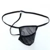 Mens C - thru 끈 팬티 끈 G3447 Small Fishnet 윤곽 파우치 제한 파우치 제한 속옷 Under Thru Mesh Polyester