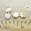 Bulk 200pcs/lot Very Cute Enamel Glasses Charm Pendant 18*8mm Good For DIY Craft,Jewelry making