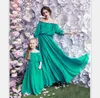 Mama und ich Kleider Familie passende Kleidung Mutter und Tochter Kleider Familienlook Kinder Mädchen Halbarm Kleid Outfits Ballkleid 6 Farben