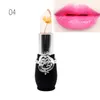 Minfei Waterproof 6 colors Beauty Bright Flower Crystal Jelly Lipstick Magic Temperature Change Color Lip Balm Makeup