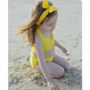 Crianças menina maiô bolinhas biquini 3 pcs para meninas crianças verão princesa meninas swimwear natação biquíni ternos B11