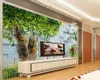 Papel tapiz de pared de pared 3D personalizado creativo paisaje TV telón de fondo 3D Wallpaper sala de estar 3d mural fondo de pantalla