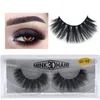 1Pair/lot 3D Mink Eyelashes Hand Made Crisscross False Eyelashes Cruelty Free Dramatic 3D Mink Lashes for Beauty Makeup
