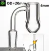 4 milímetros bacia Espessura Banger Domeless prego Quartz banger 10 milímetros 14 milímetros 18 milímetros Masculino Feminino Balde para dab bong